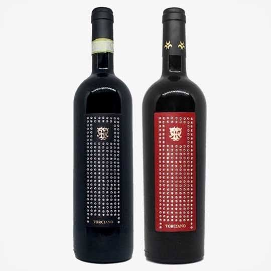 Brunello di Montalcino and  Bolgheri Red, including wood box